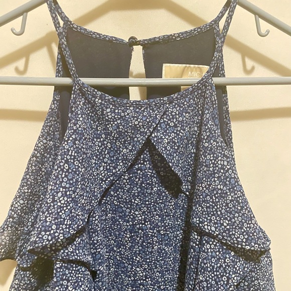 Michael Kors cold shoulder dress navy blue size XS - Picture 4 of 6